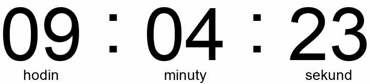 do konce zbývá